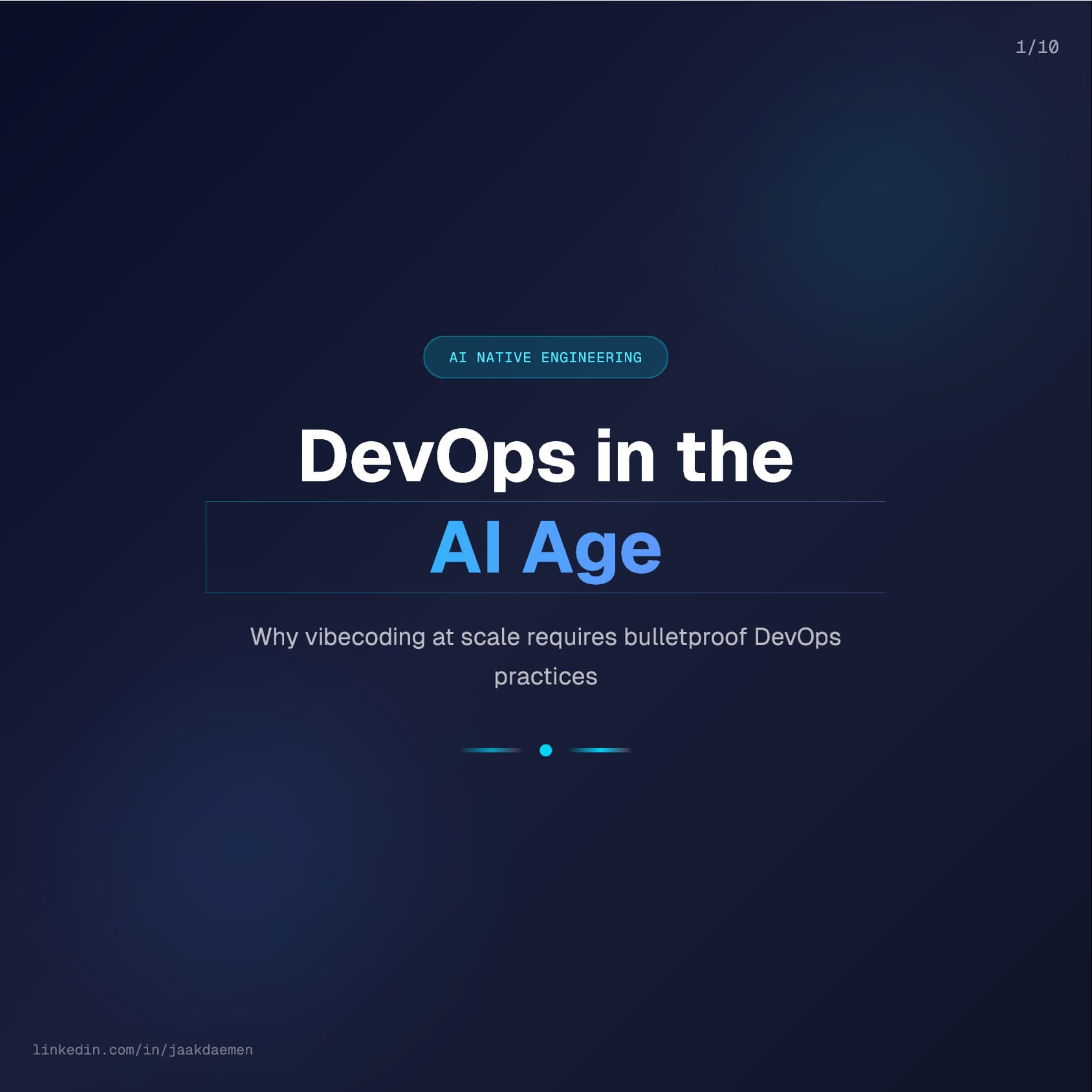 CI/CD with AI - Slide 1