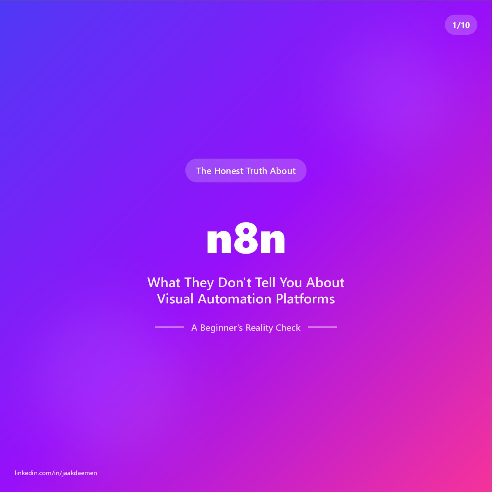 n8n Automation - Slide 1
